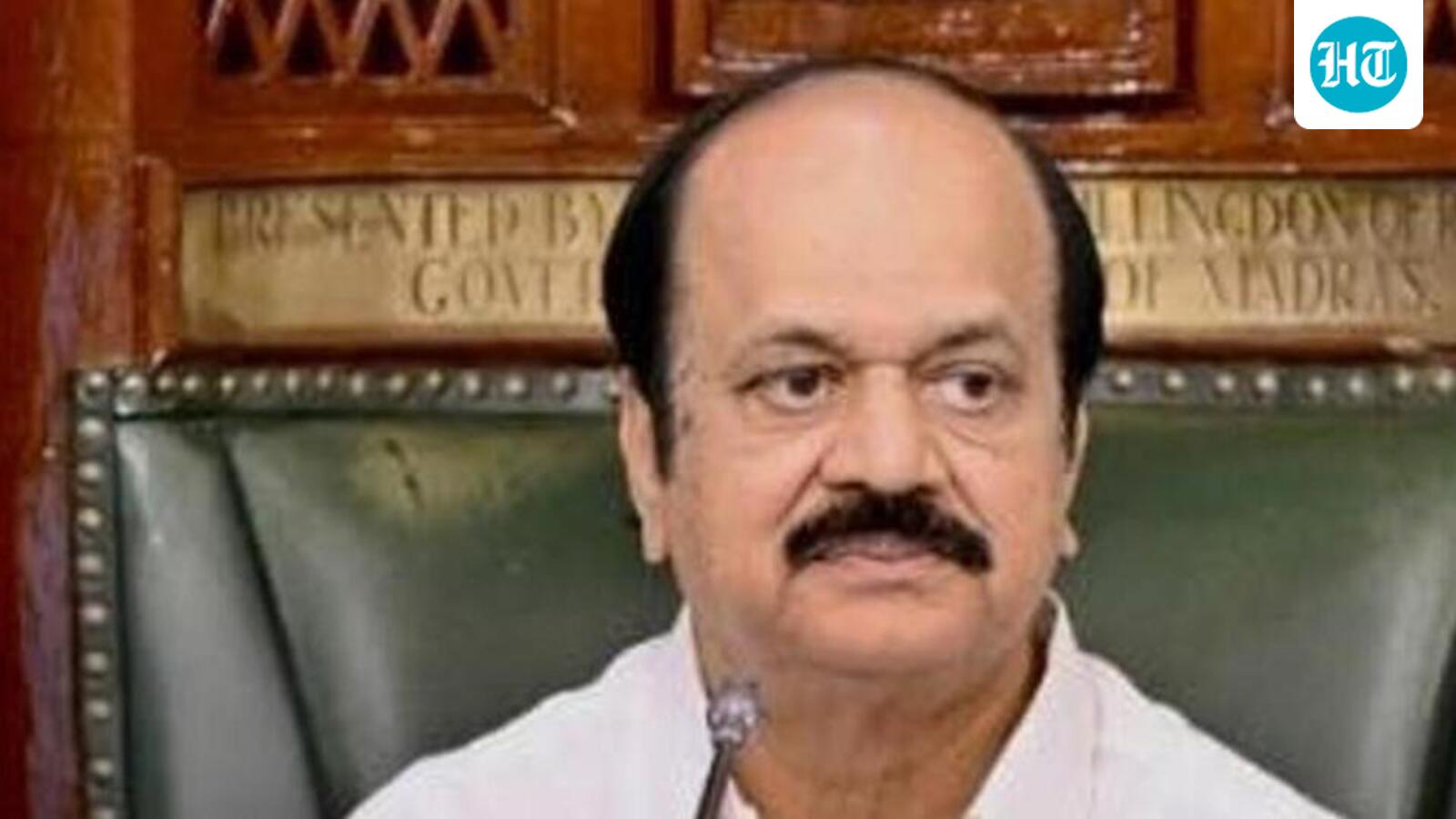 TN speaker issues showcause notices to four ex-AIADMK MLAs in TVK