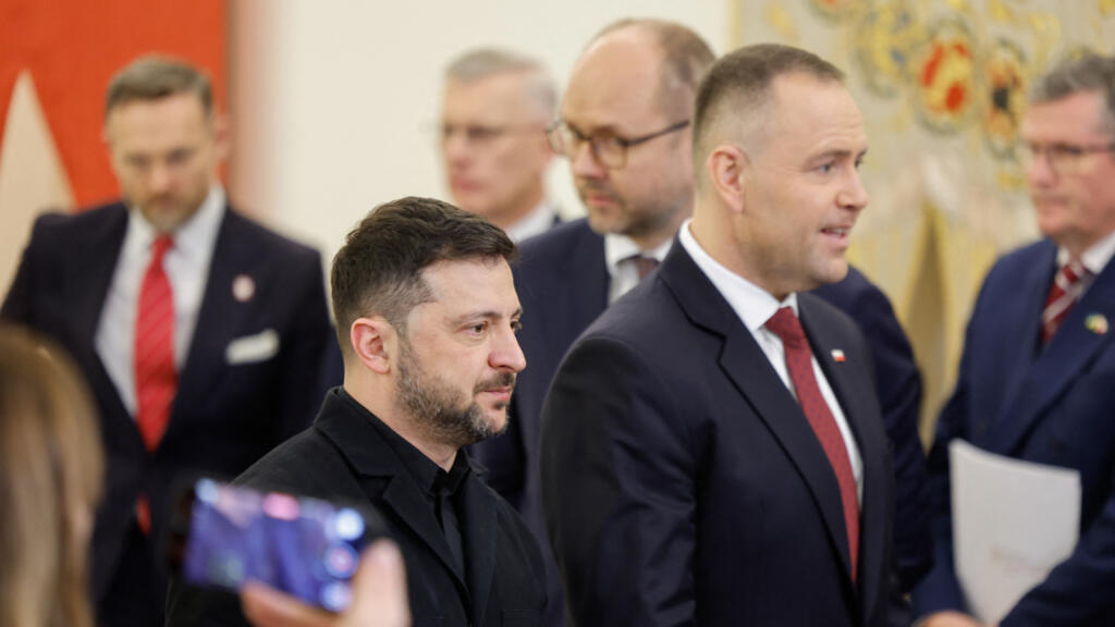 Poland strips Zelensky of country's highest honour, escalating World War II-era row