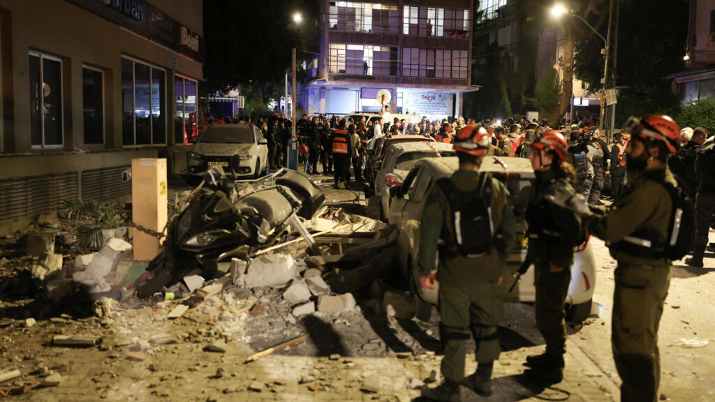 Live: Israel strikes central Beirut as Iran attack leaves two dead near Tel Aviv