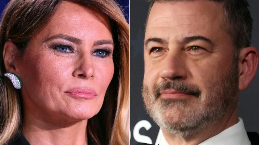 Comedian Kimmel hits back at Trump as tensions flare after Melania joke