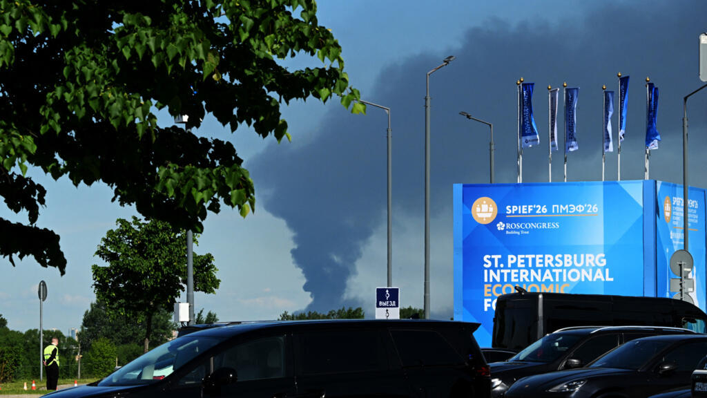 Ukrainian drones hit Saint Petersburg as 'Russian Davos' opens in the city