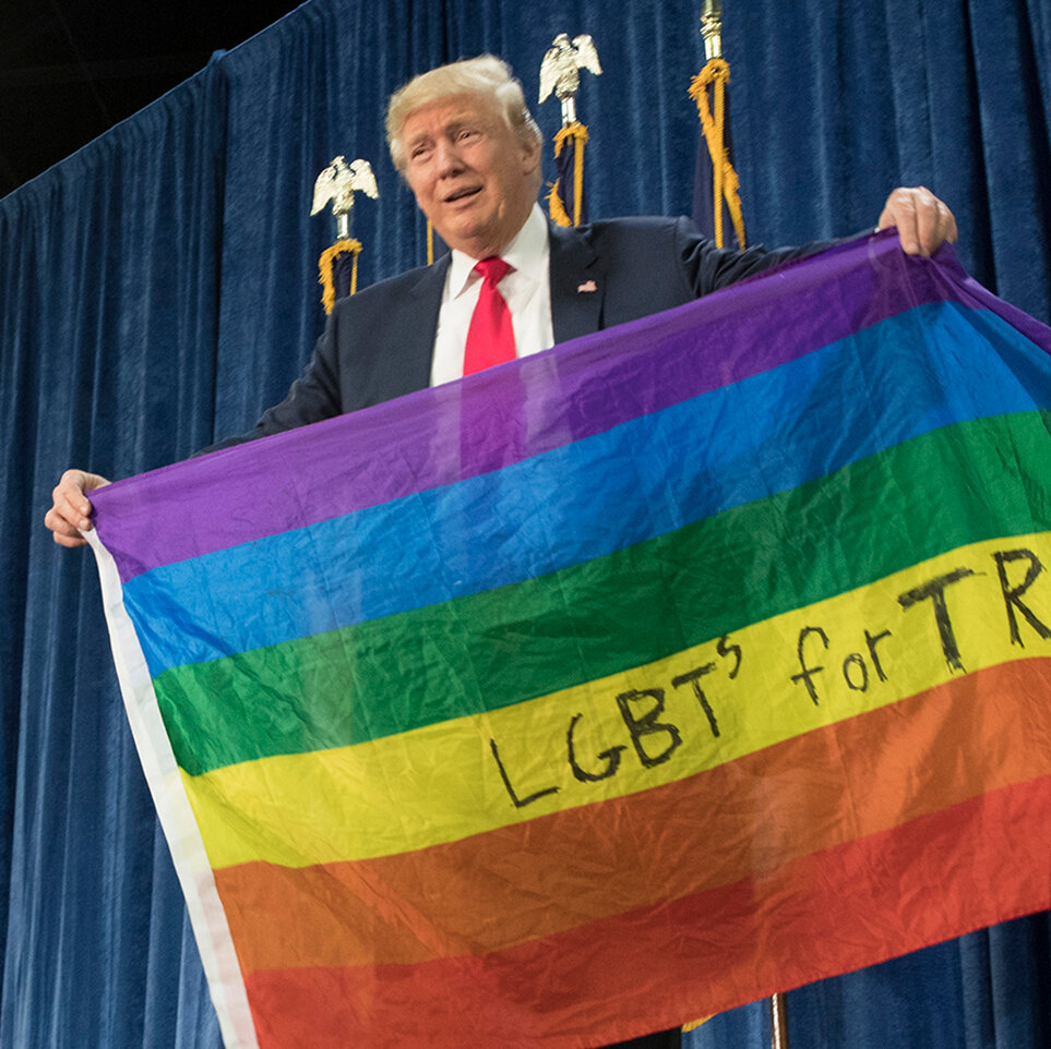 Is Donald Trump an Antagonist or Champion of the Gay Community?