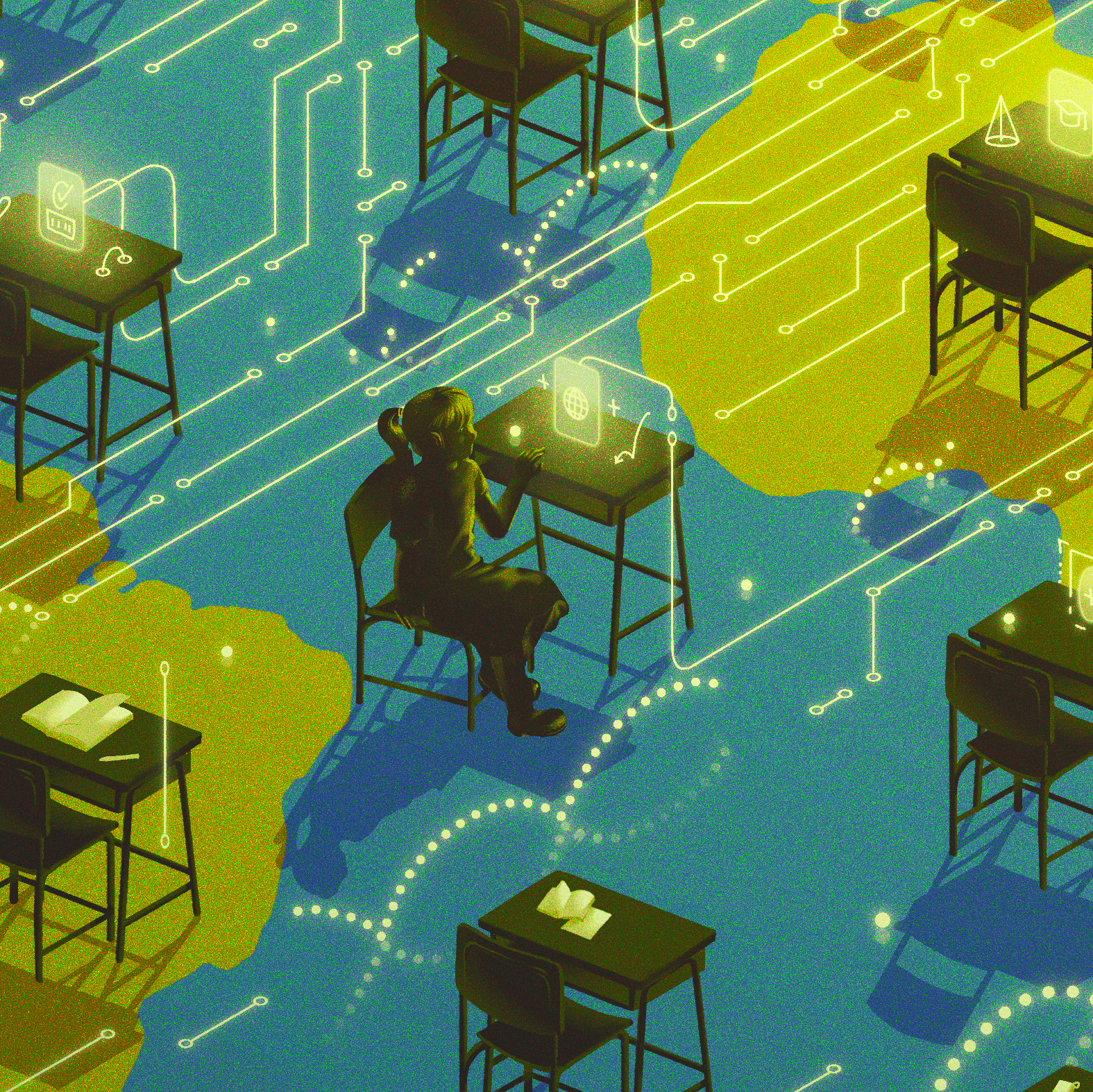 Tech Giants Are Racing to Embed A.I. in Schools Around the Globe