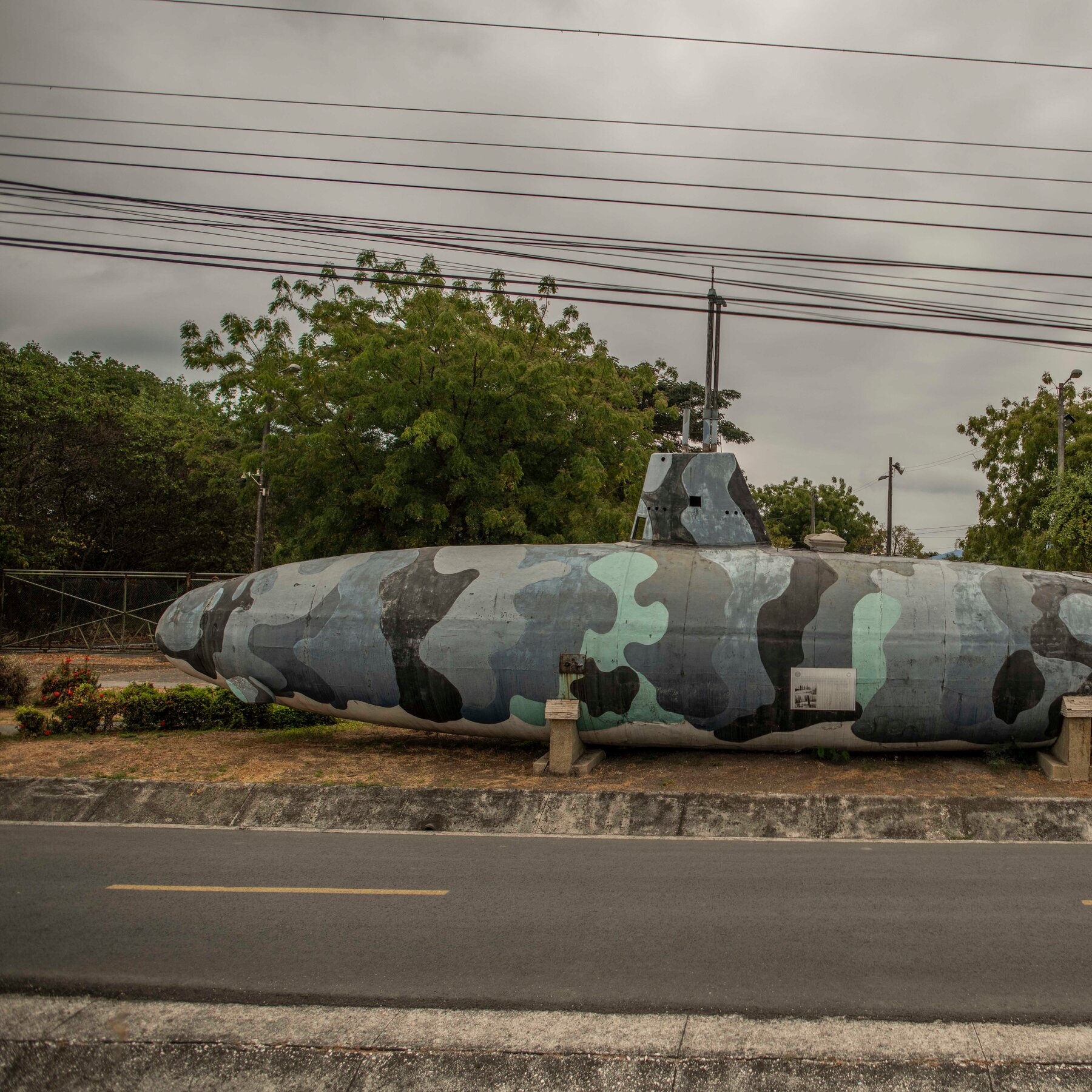 Drug-Smuggling Submarines on Display at Latin American Naval Base