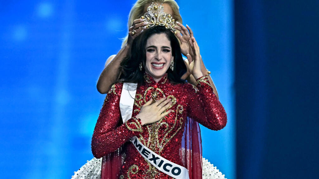 Mexico's Fatima Bosch wins chaotic Miss Universe pageant marred by insults, falls and protests