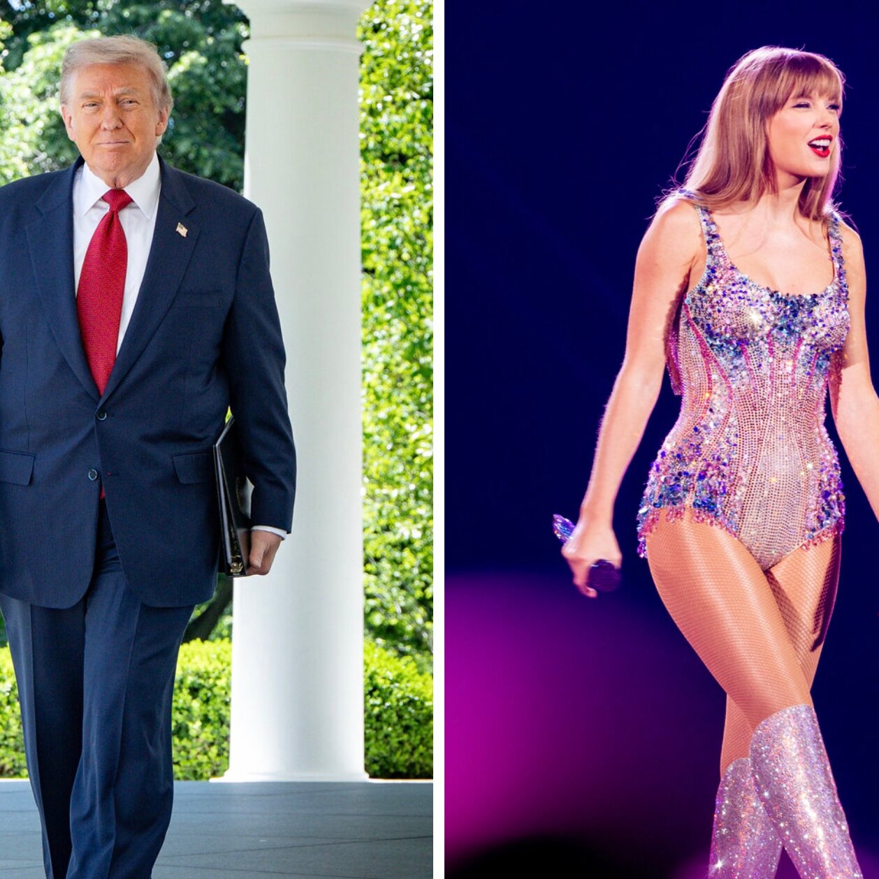 Taylor Swift and Donald Trump Are Both Celebrating July 4th Weekend in Their Own Way.