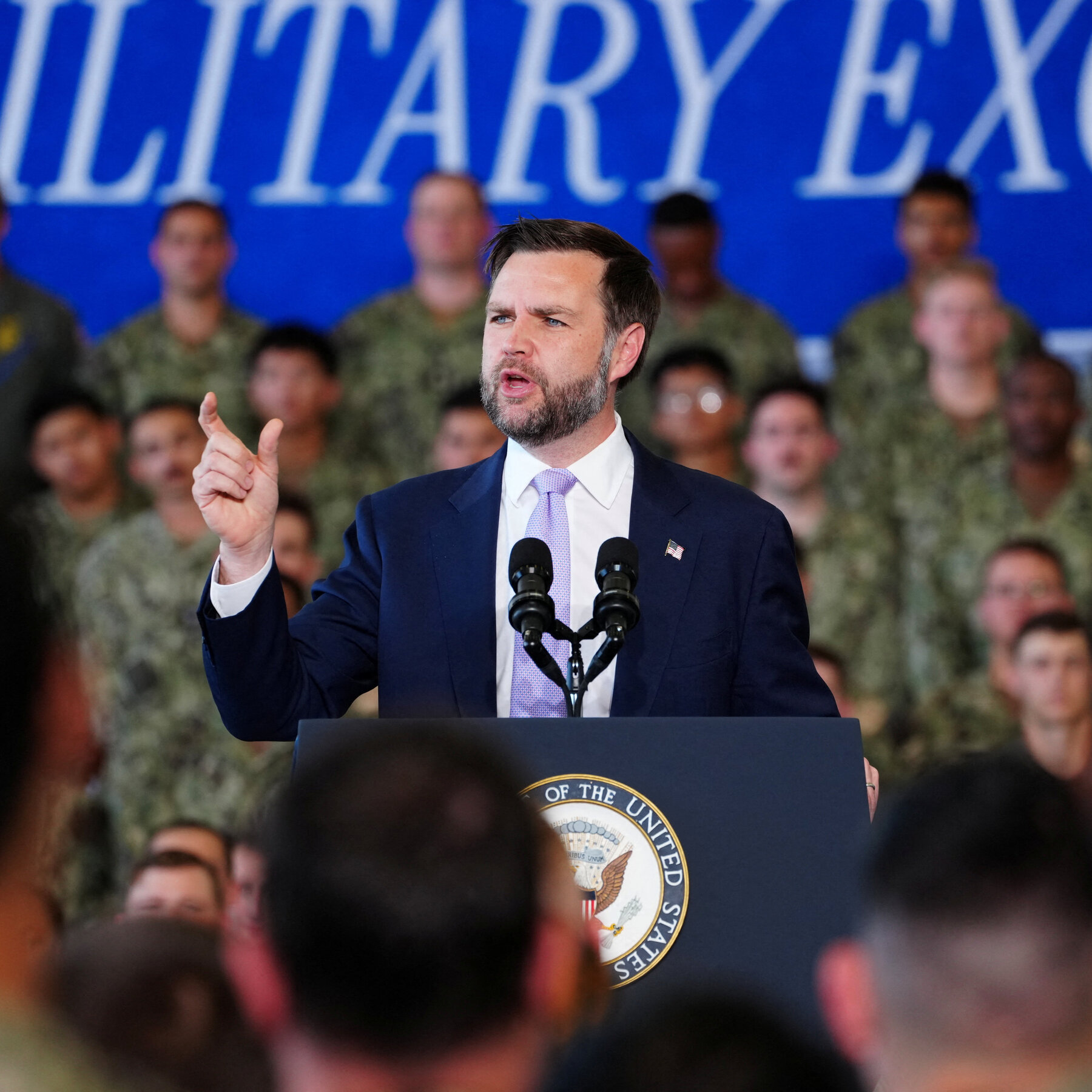 JD Vance Defends Iran War in Speech to Military Members