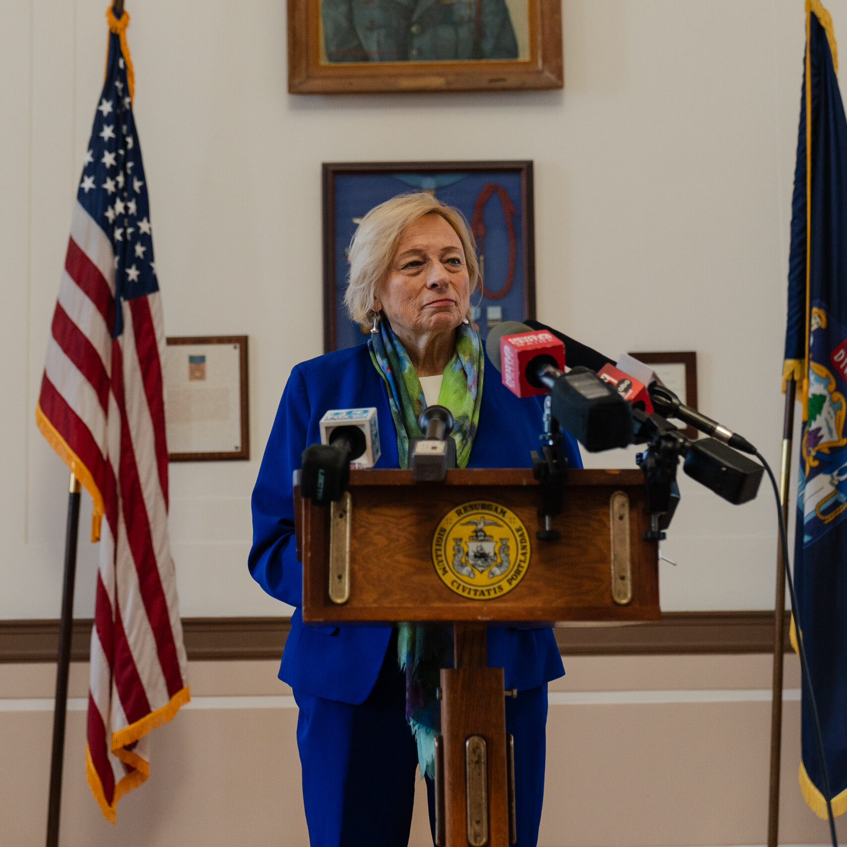 Mills Reminds Maine Voters She’s ‘Still on the Ballot’ for Senate Amid Platner Controversy
