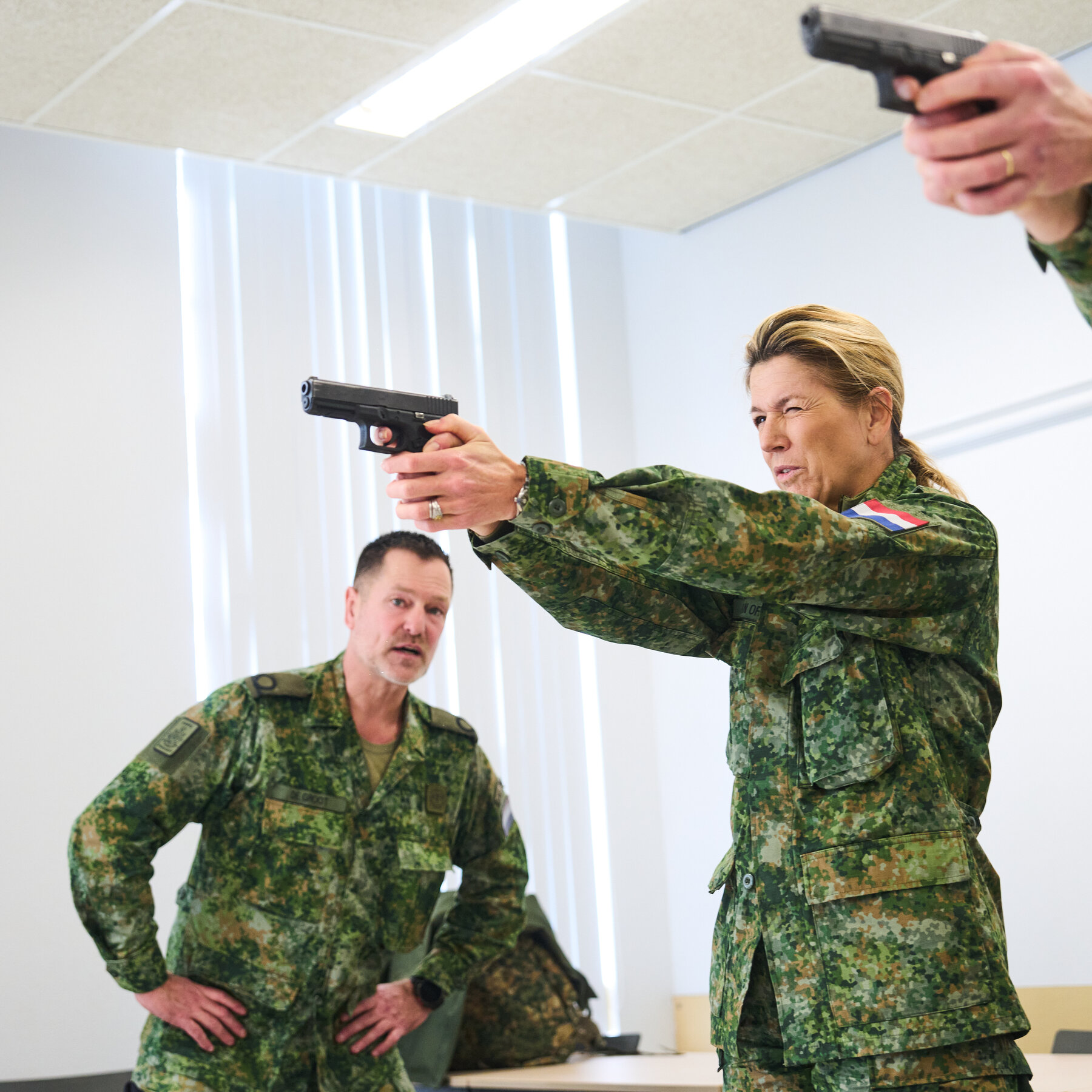 Dutch Queen Joins the Military