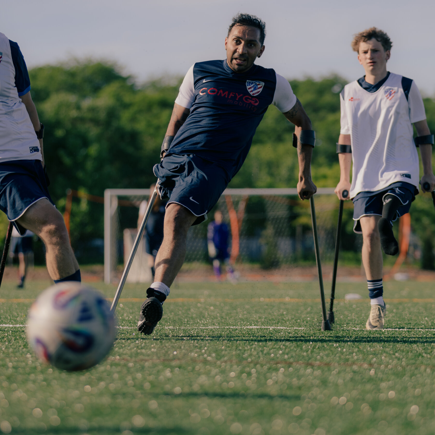 U.S. Amputee World Cup Contenders Are Fierce on Crutches