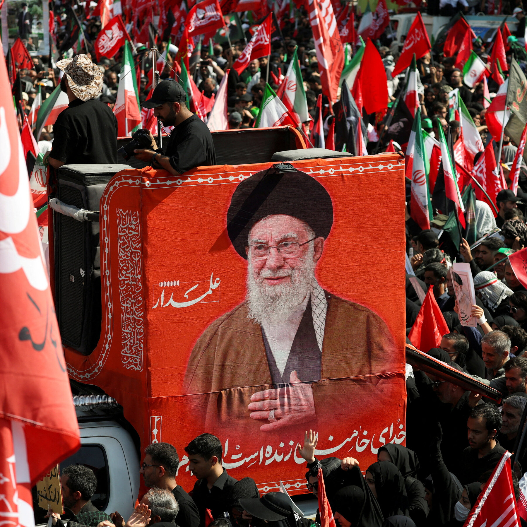 Huge Crowds Gather for Ayatollah’s Funeral, and China Tests Long-Range Ballistic Missile