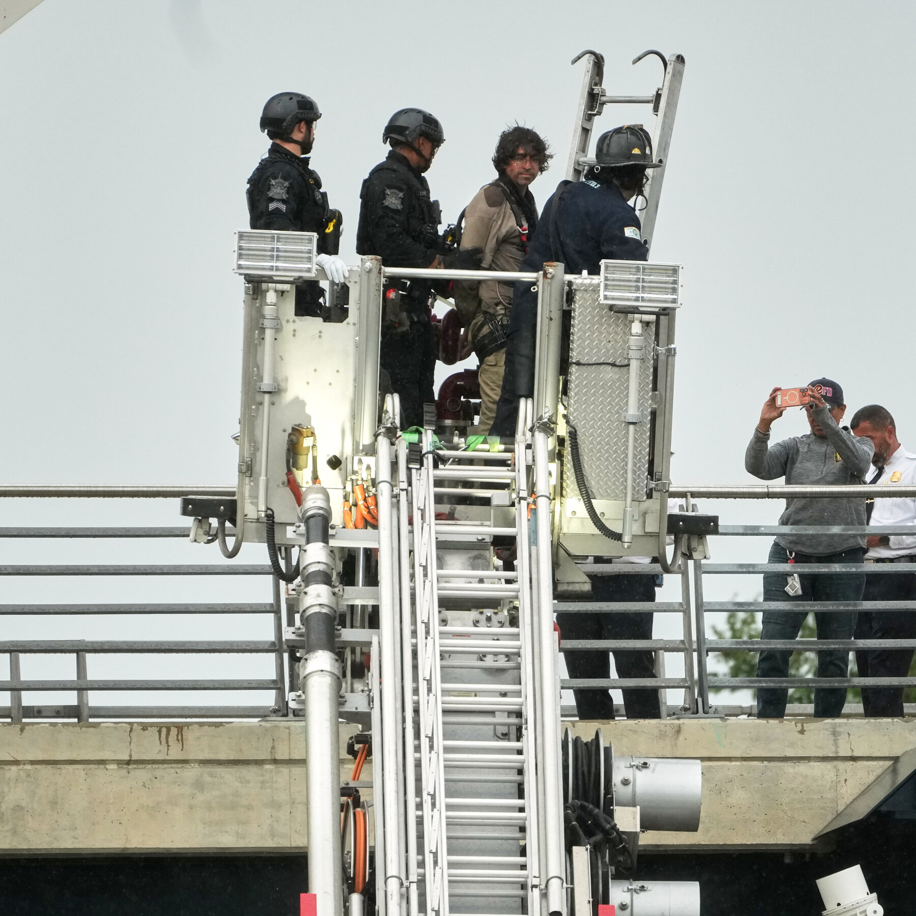 Guido Reichstadter Comes Down From Frederick Douglass Memorial Bridge After 6 Days