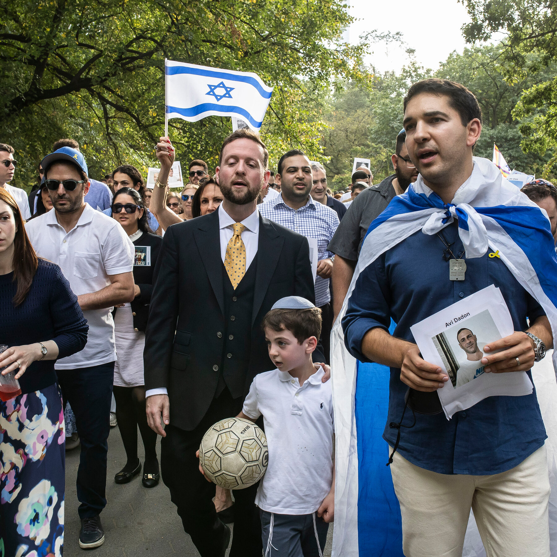 New Yorkers Observe Oct. 7 Anniversary With Eye Toward Peace Talks