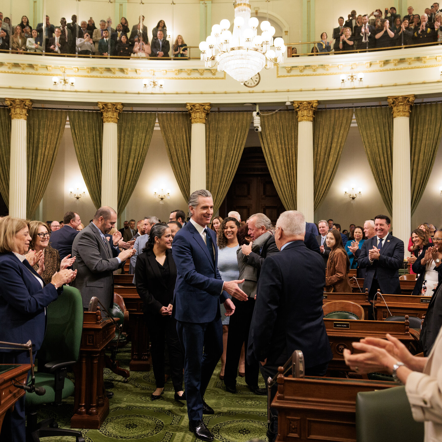 Gov. Gavin Newsom Criticizes Trump in State of the State Address