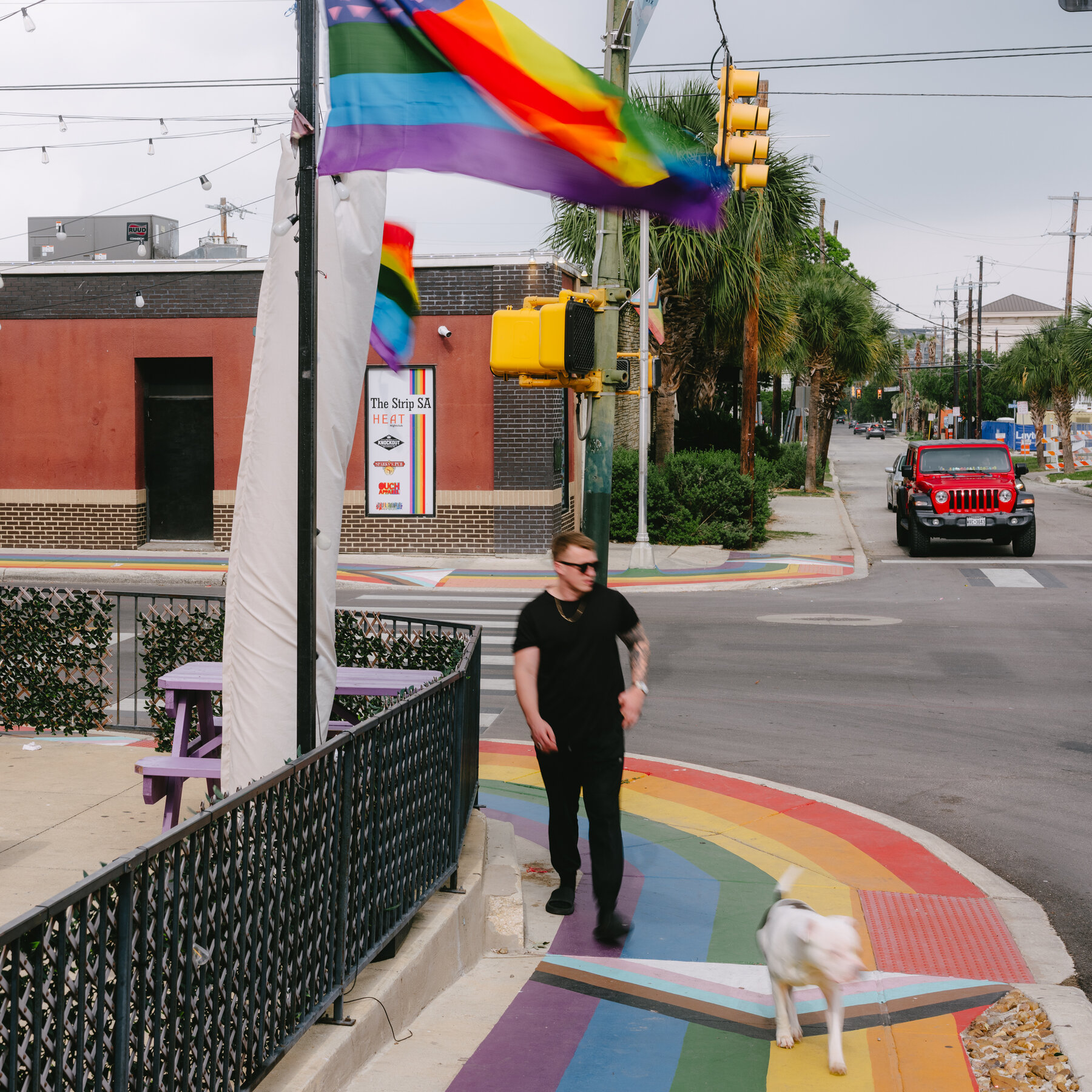 Texas Rainbow Crosswalk Ban Leads San Antonio to Paint Sidewalks Instead