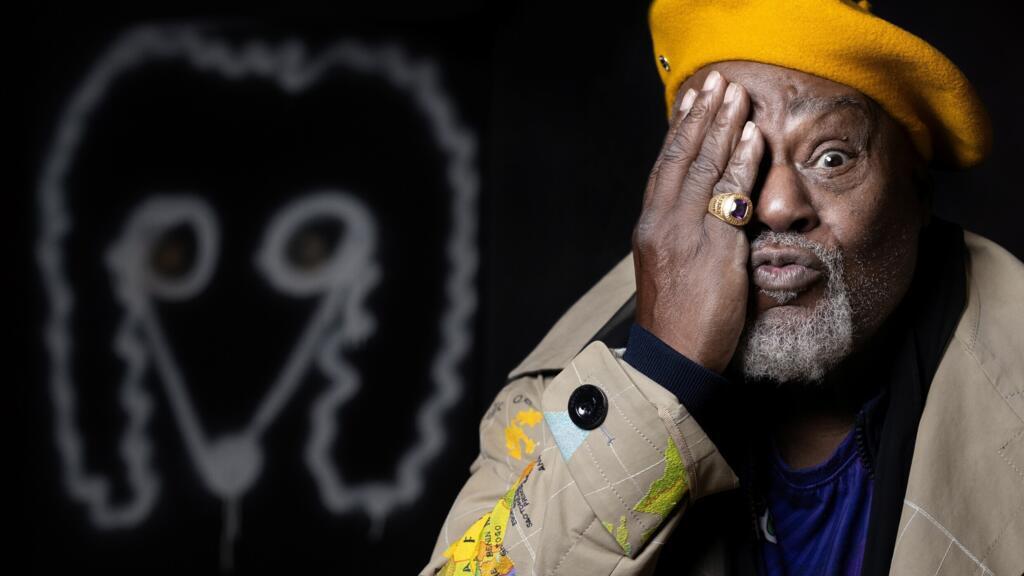 Funk pioneer turned painter George Clinton opens art show in Paris