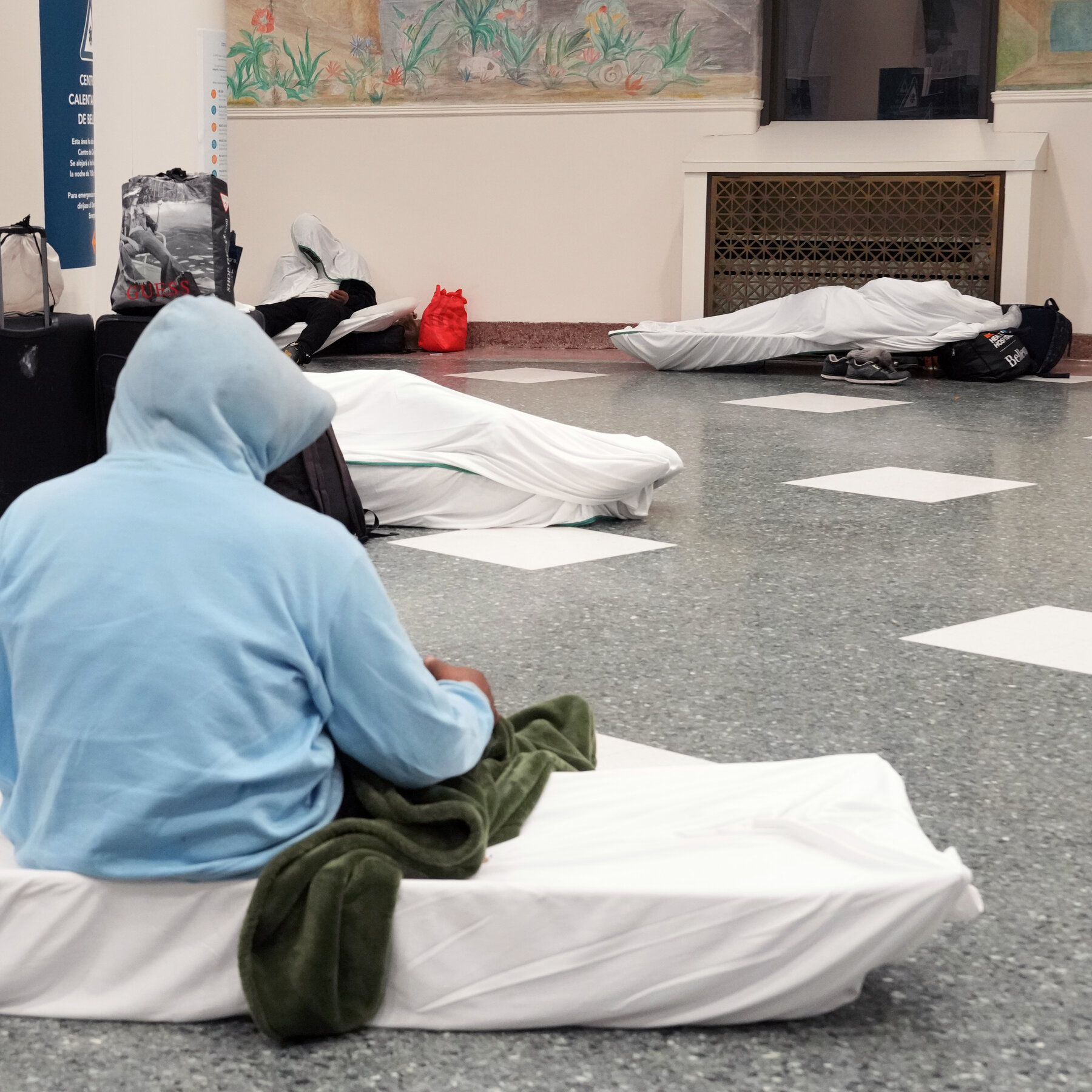 Here’s What a Warm Night Looks Like for Homeless New Yorkers