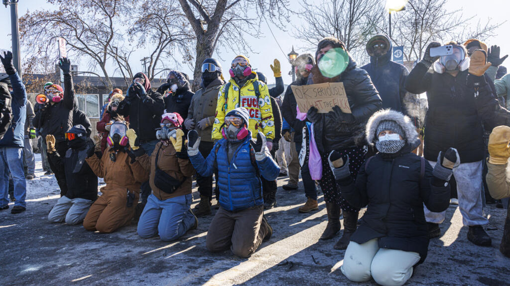 New wave of protests in Minneapolis after man is killed by federal agents