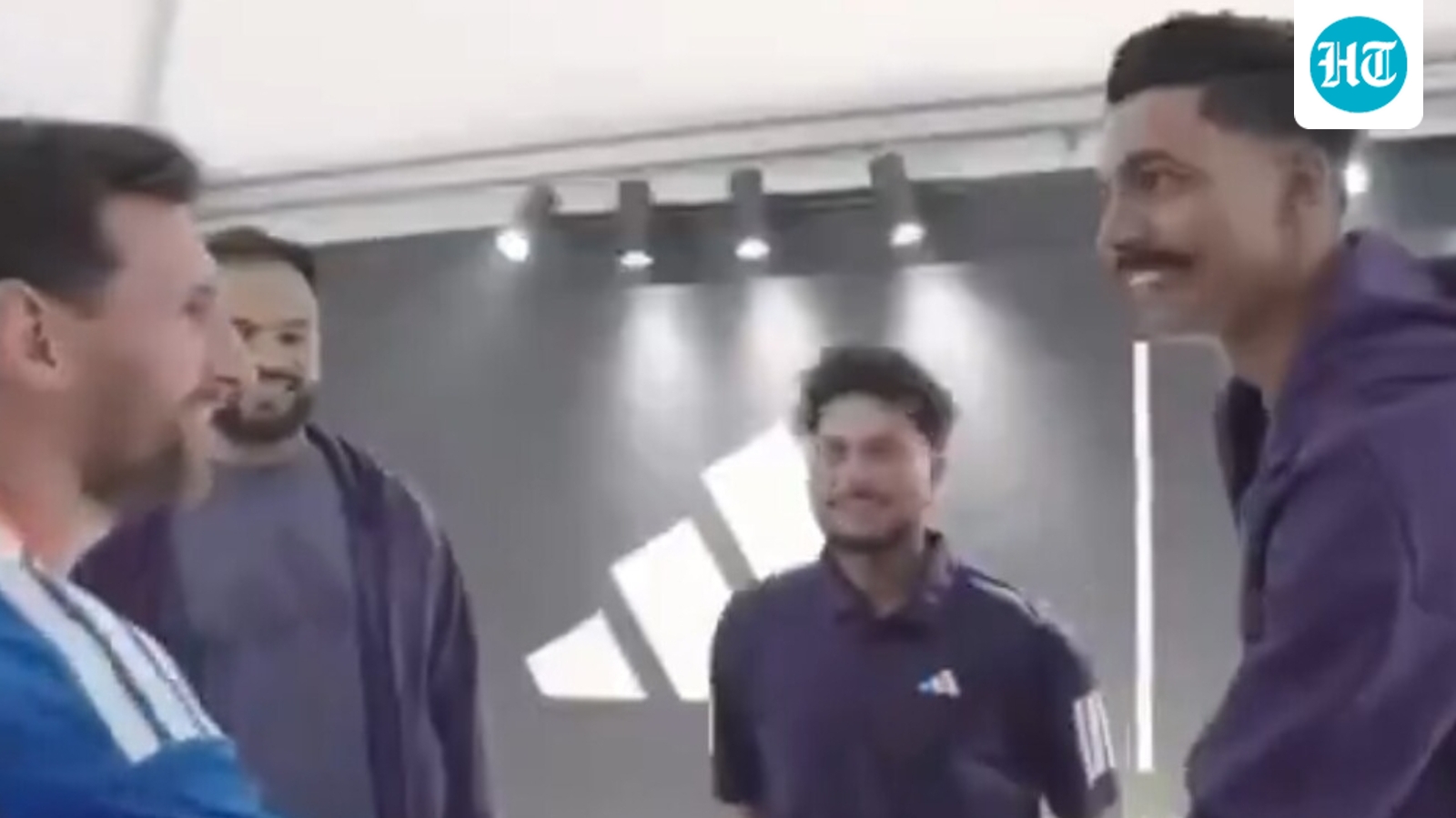 Lionel Messi leaves Kuldeep Yadav awestruck as Argentine meets India cricket star - Watch viral video