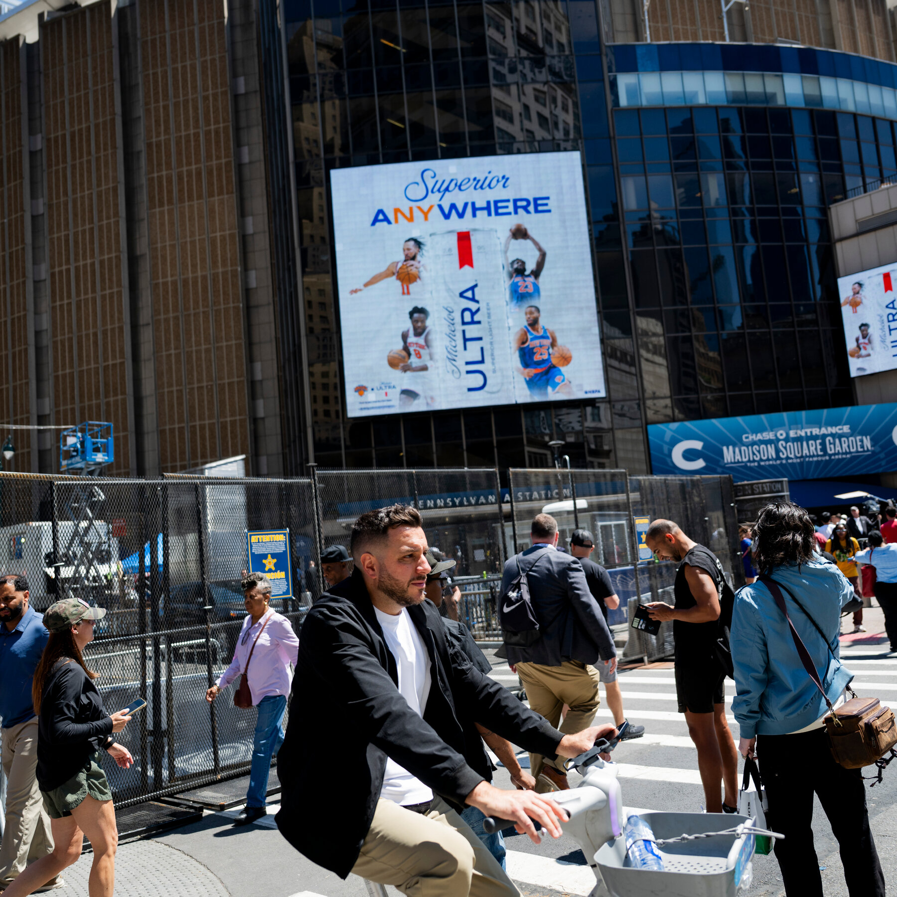 Strict Security Around MSG Is Back for Knicks Game 4