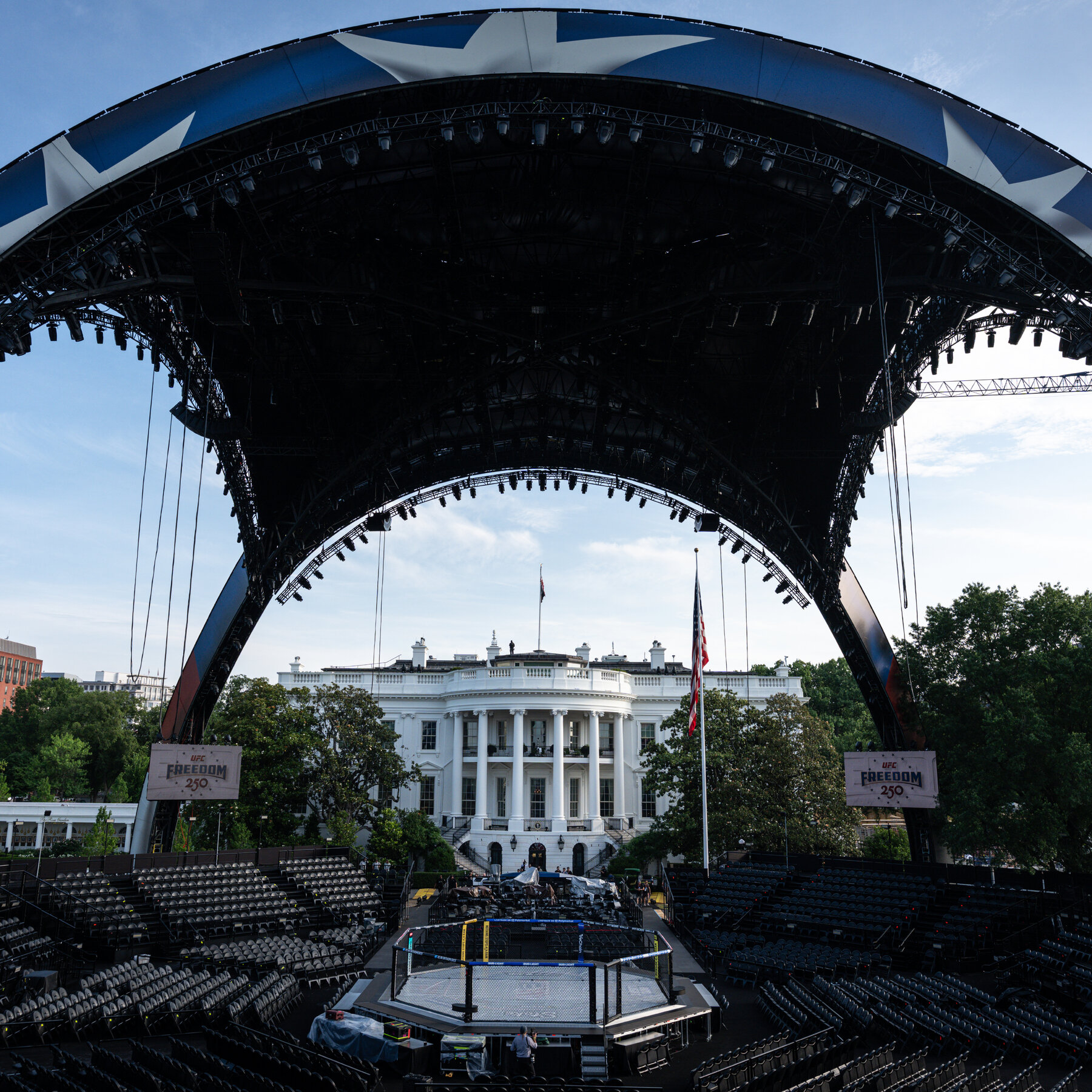 Trump Unveils UFC ‘Claw’ Ahead of Cage Match at the White House
