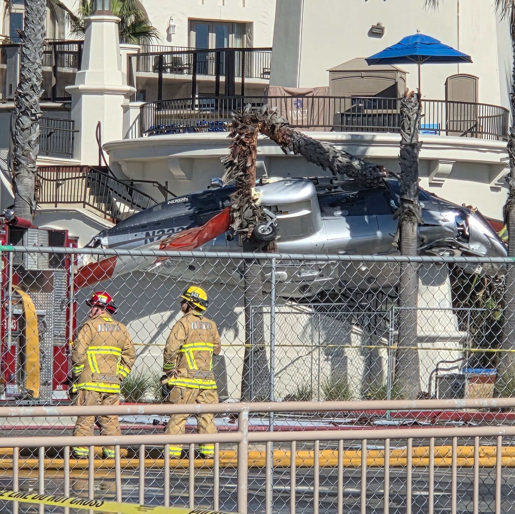 At Least 3 Are Injured on the Ground After Helicopter Crashes in California