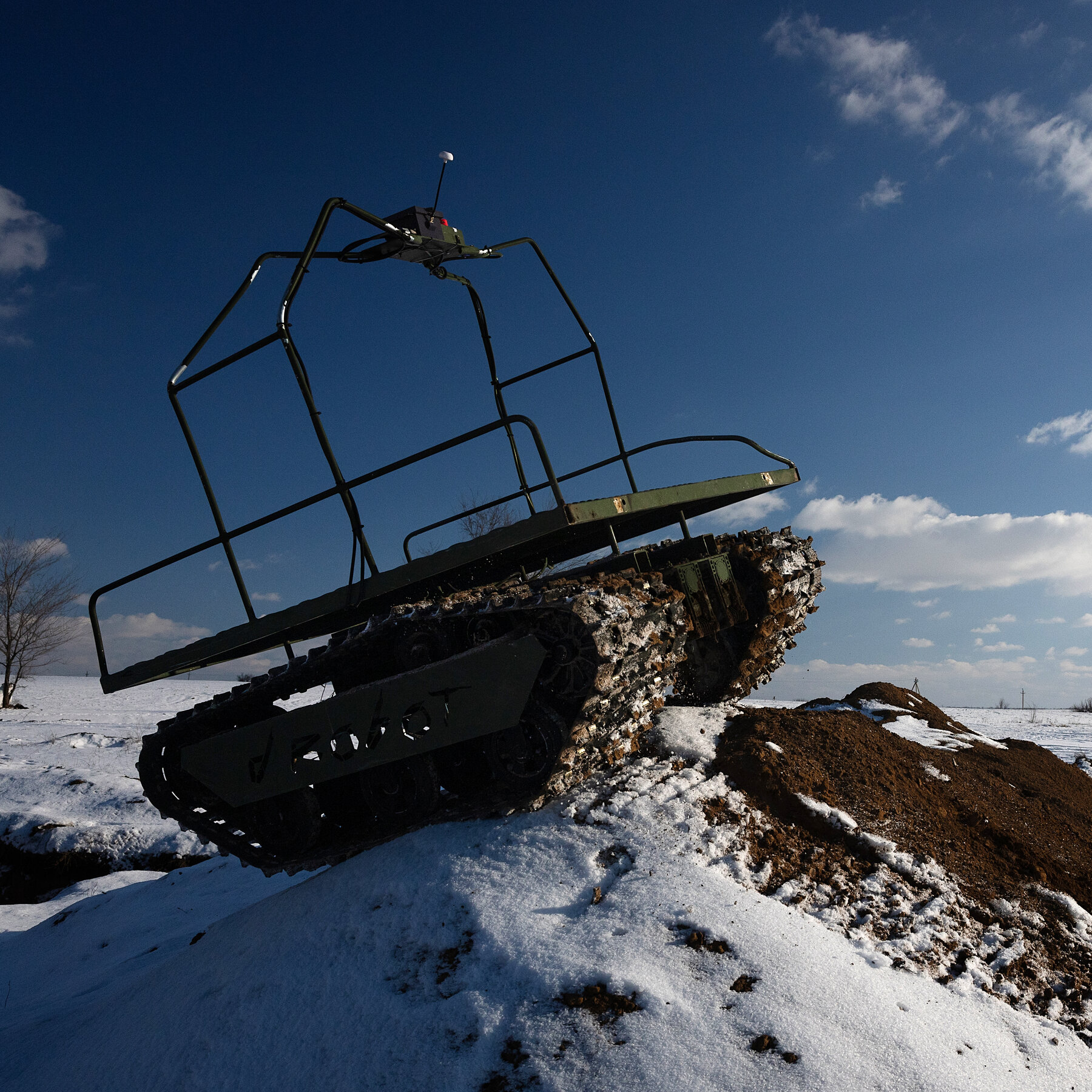 A Robot Army Remakes Ground Warfare in Ukraine