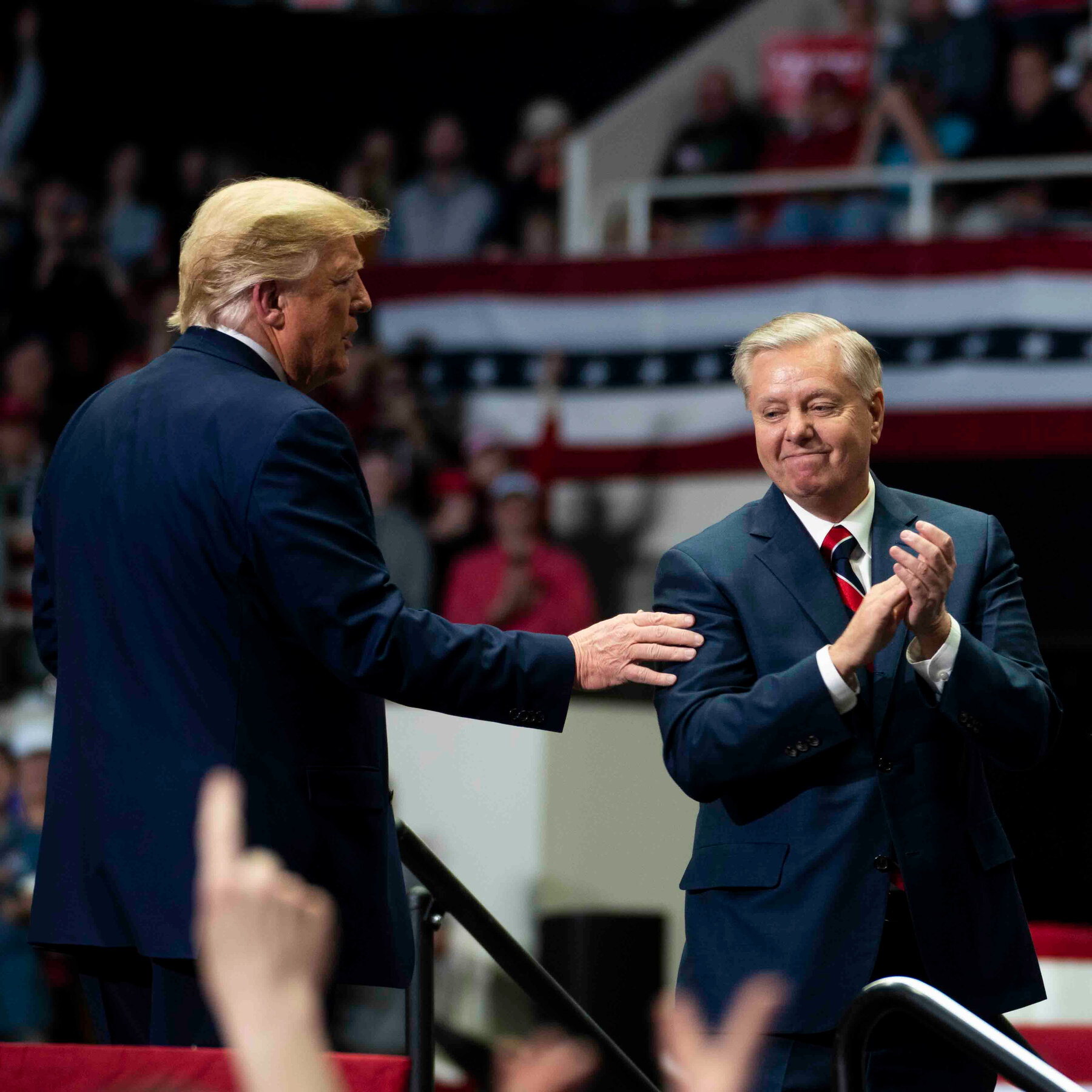 Trump Mourns Graham as ‘Great Politician’ and ‘Member of the Family’