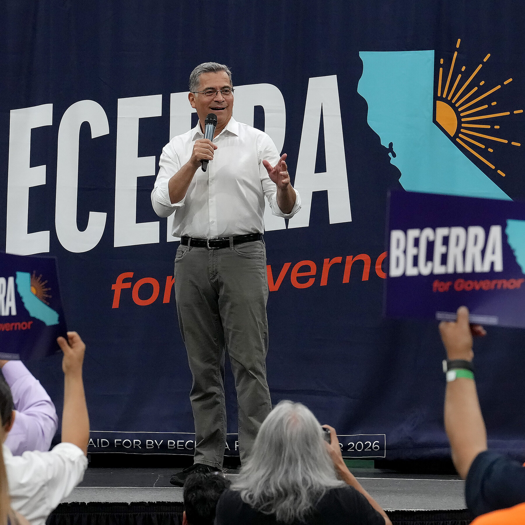 As Becerra Rises in Polls, He Draws Fire for Trying to Direct Interview