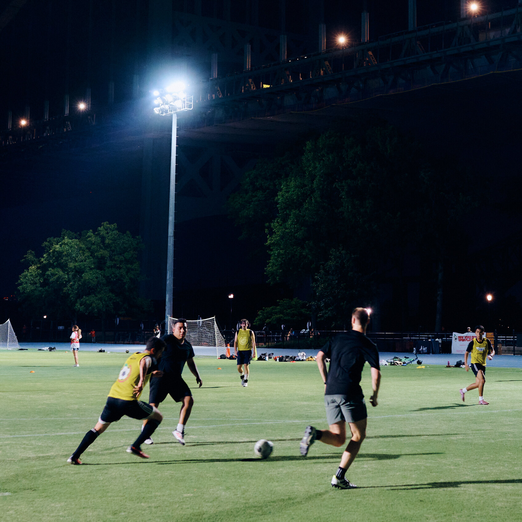 The City That Never Sleeps Suits Up to Play Late-Night Soccer