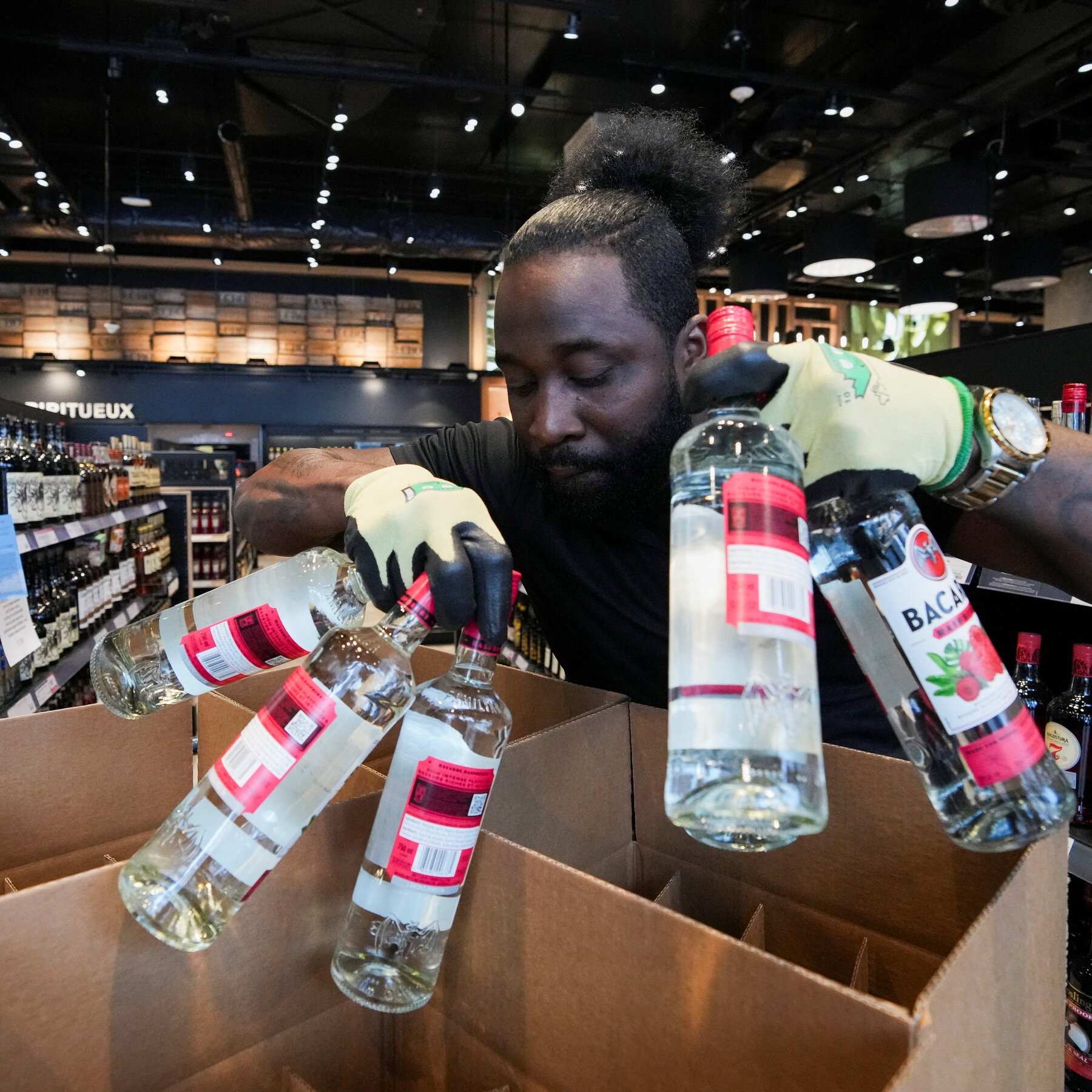 Canadians Rush to Buy Stockpiles of Boycotted U.S. Liquor