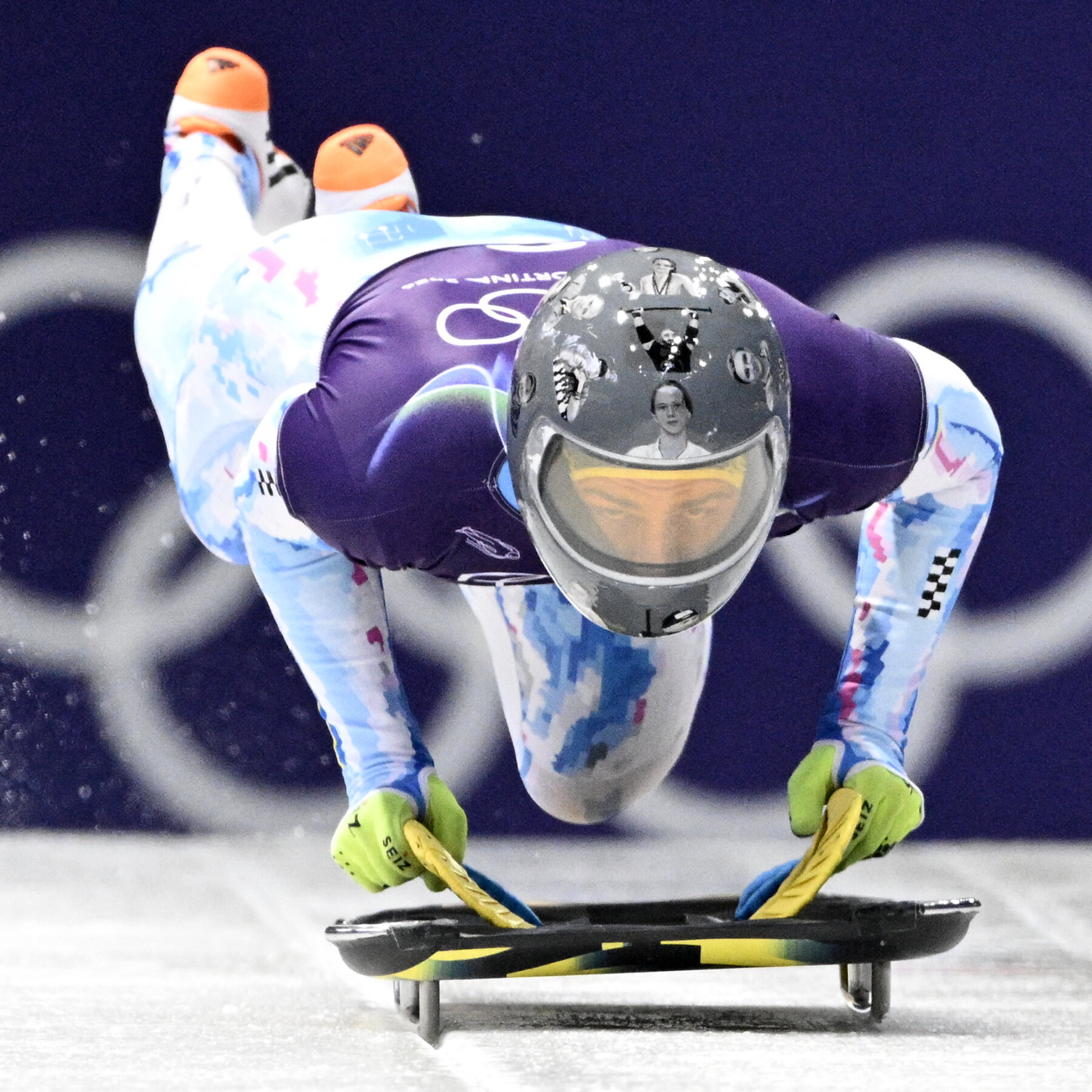 Ukrainian Olympian Is Disqualified Over Helmet With Images of War Dead