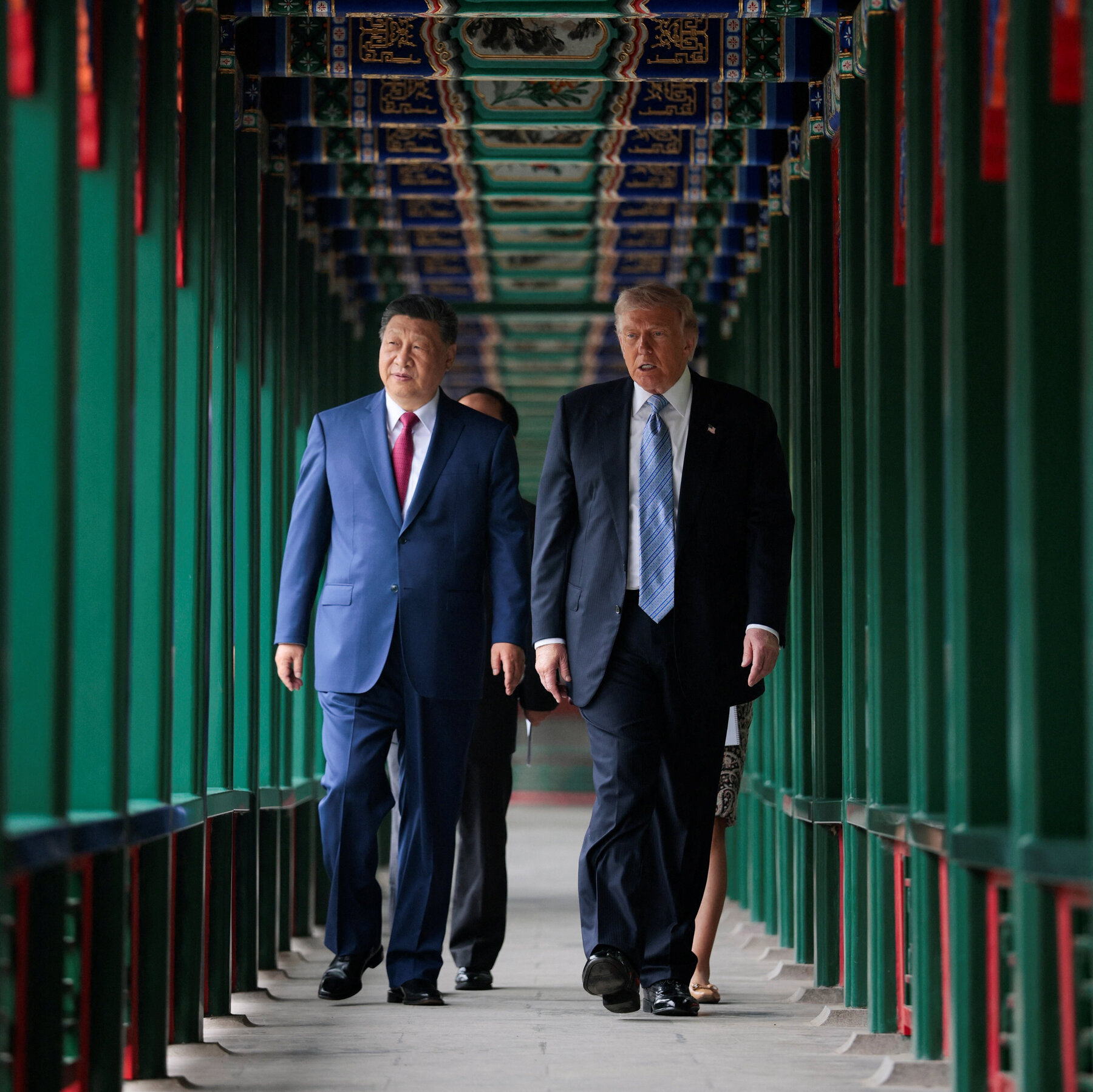 In Photos and Video: President Trump Goes to China