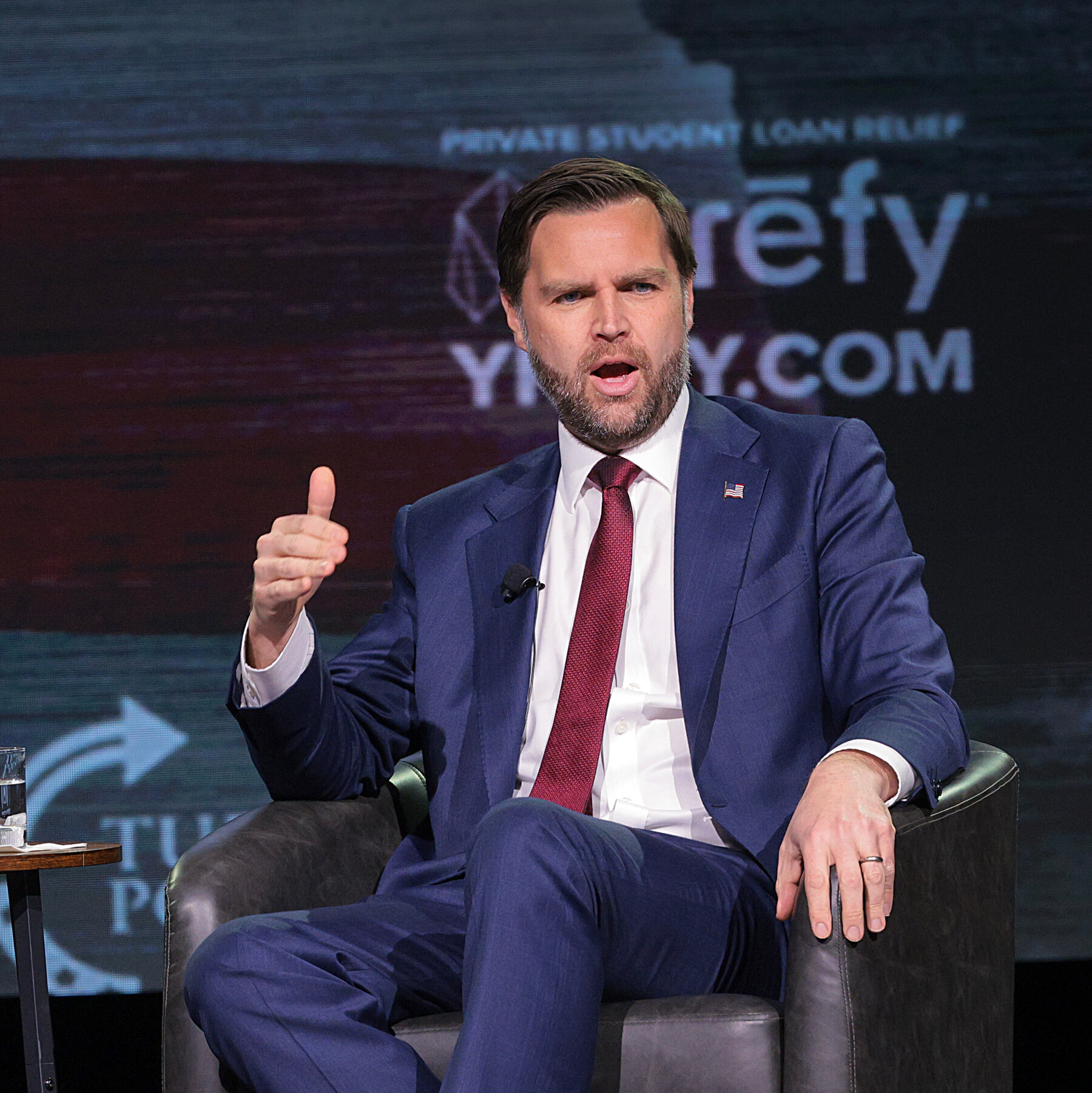 JD Vance Heckled In Antiwar Protest at Turning Point USA Event