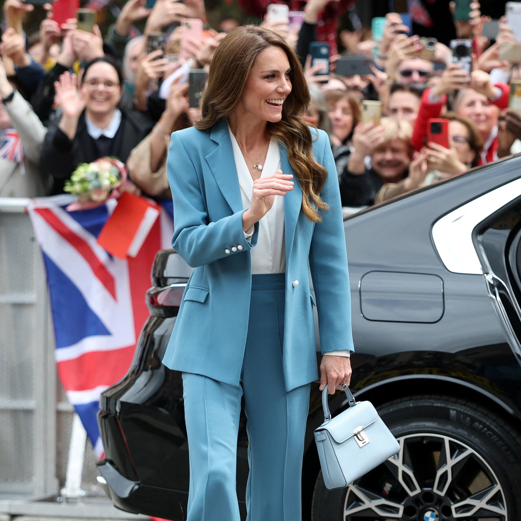 In Italy, Princess Catherine Puts Her Wardrobe to Work
