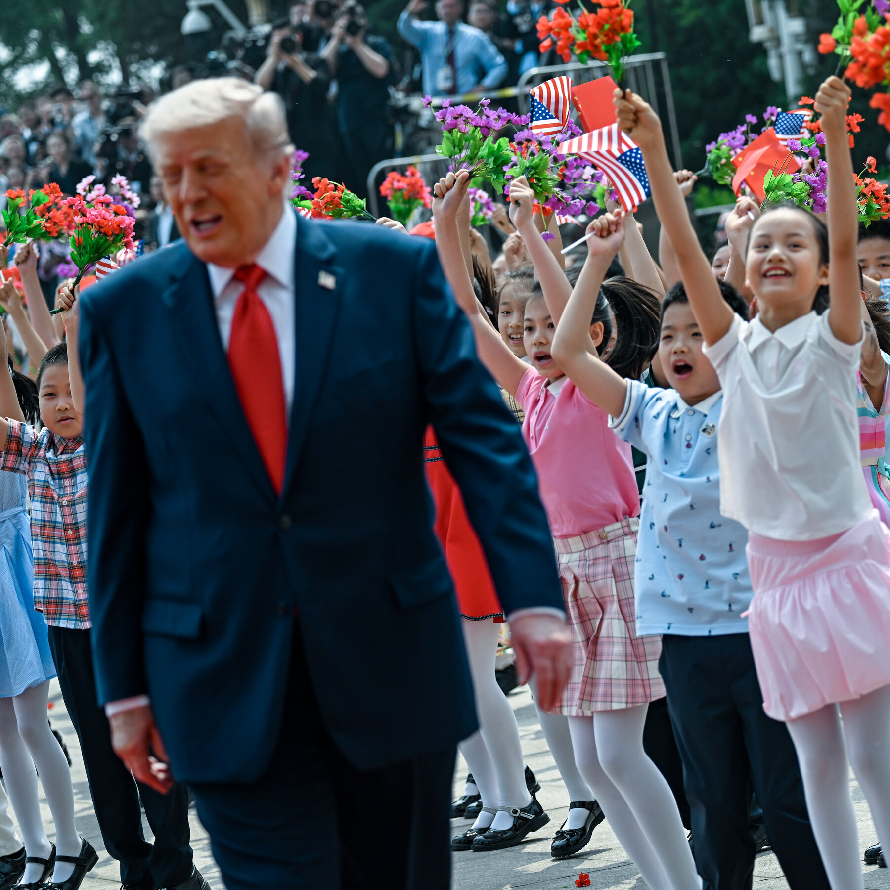 For Xi’s Critics, Trump’s China Visit Is Fuel for Jokes They Can’t Tell