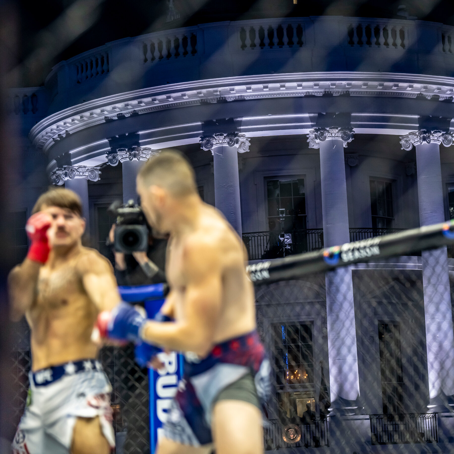 Trump’s UFC Fight Night Was as Absurd as Promised
