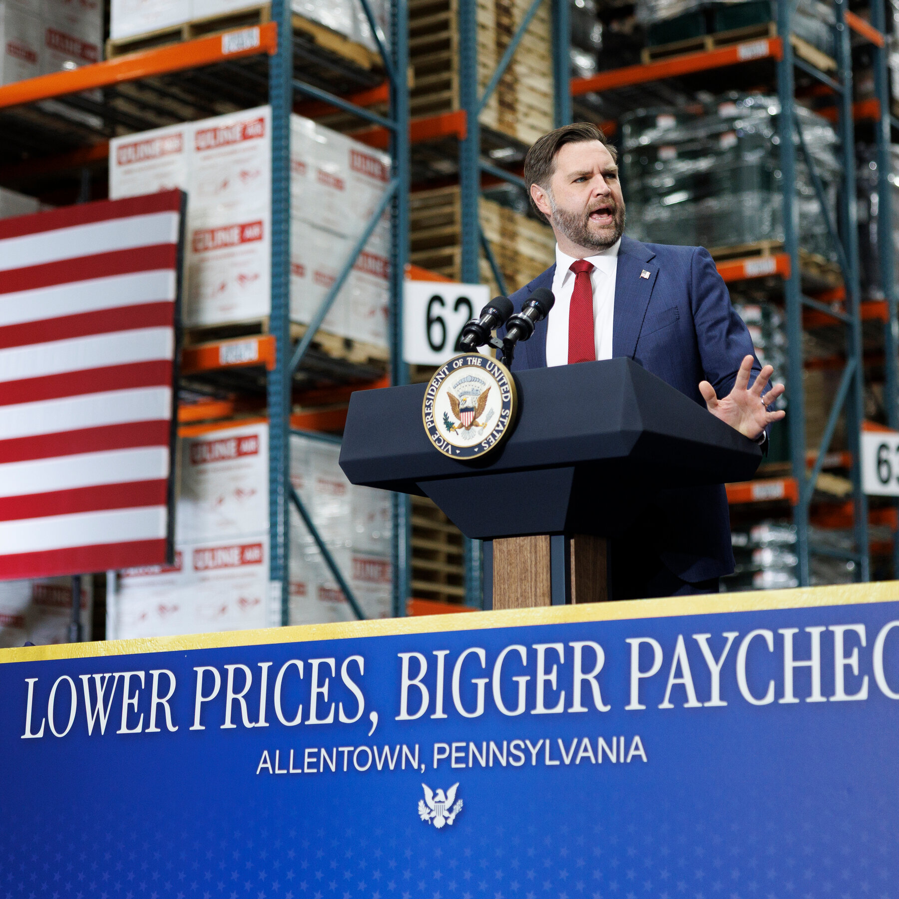 Remixing Trump’s Economy Speech, Vance Strikes a Different Tone