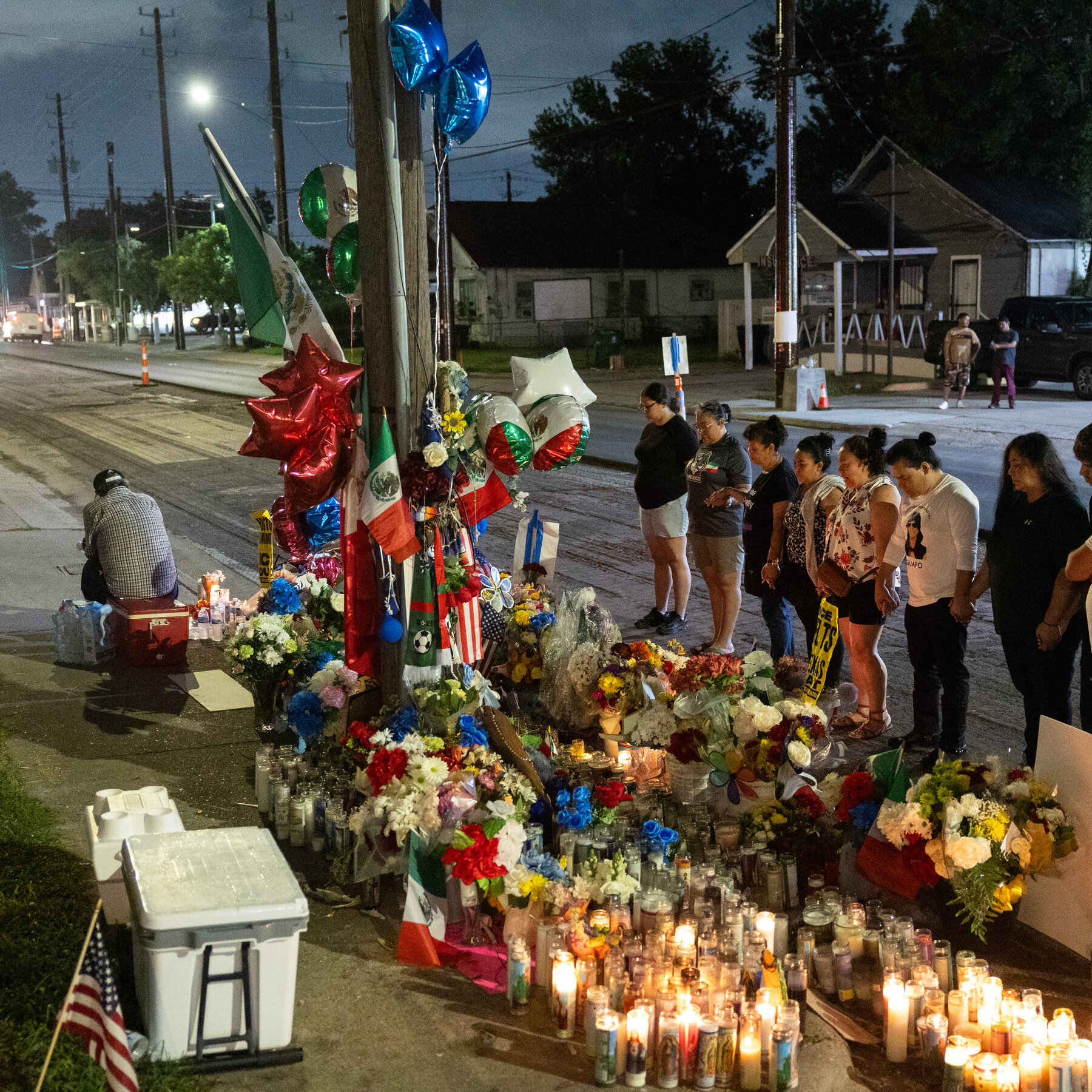 In One of Houston’s Oldest Latino Barrios, Mourning After ICE Shooting Mixed With Fear and Anger