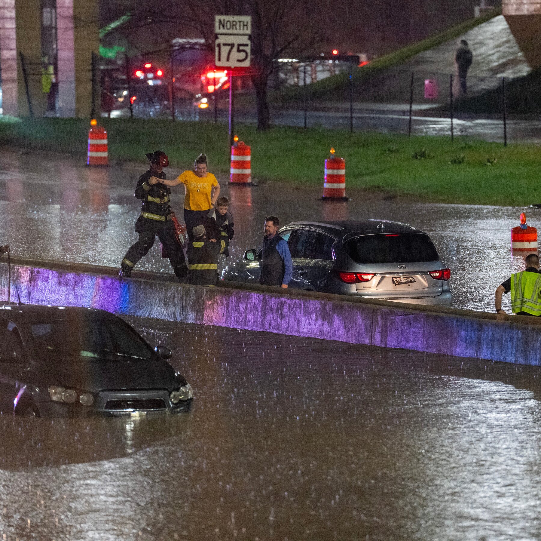 Drivers Stranded as Flooding Closes Major Highway in Milwaukee