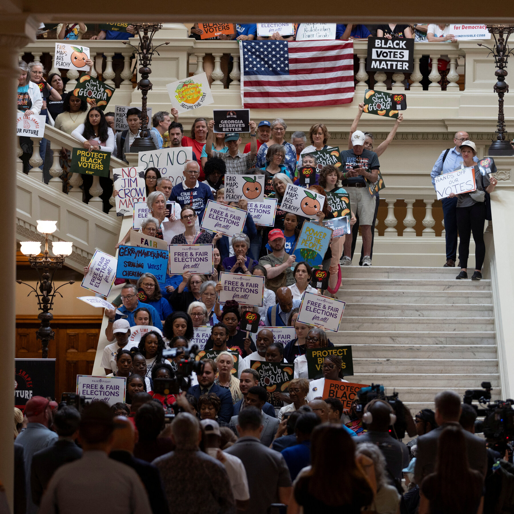 Georgia Republicans Shelve Redistricting Amid Mounting Protests