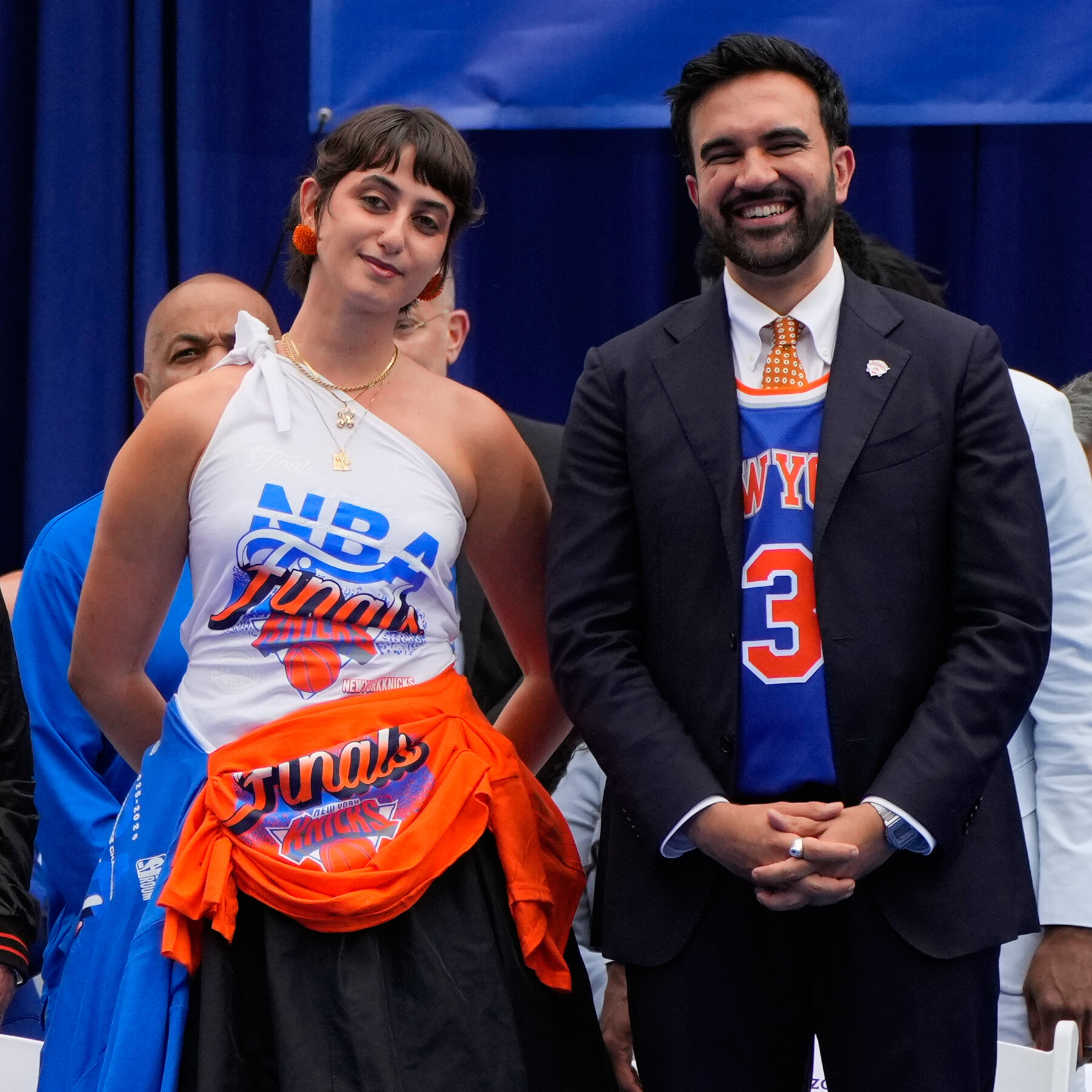 Rama Duwaji Had the Winning Look at the Knicks Parade