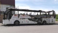 Eight killed after drone hits bus in Russia-controlled part of Ukraine