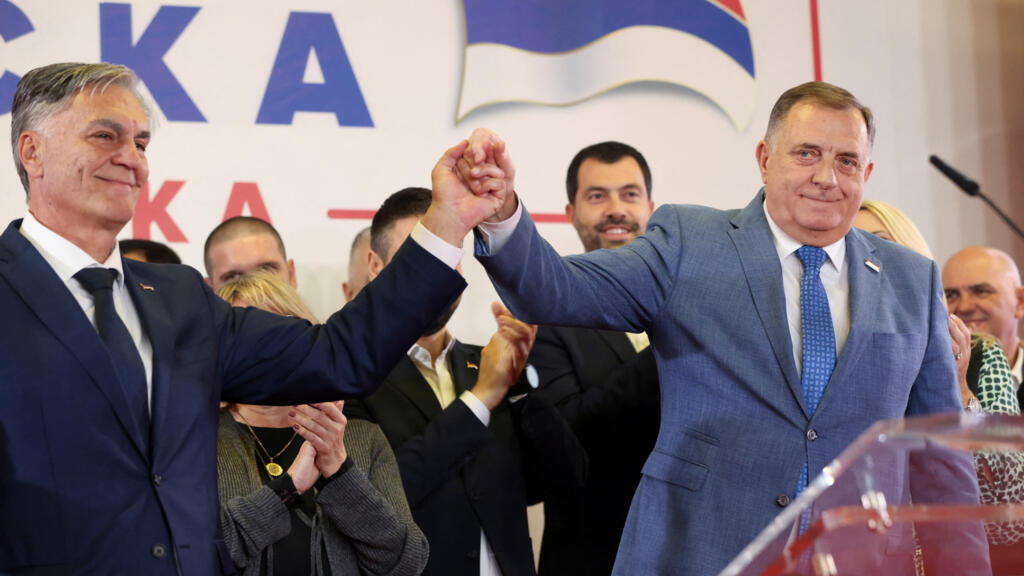 Banned Bosnian Serb leader Dodik’s party wins snap presidential elections