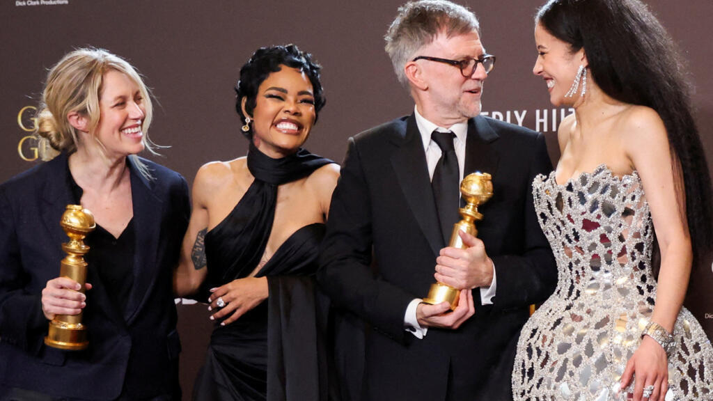 'One Battle After Another' and 'Hamnet' win top Golden Globe awards