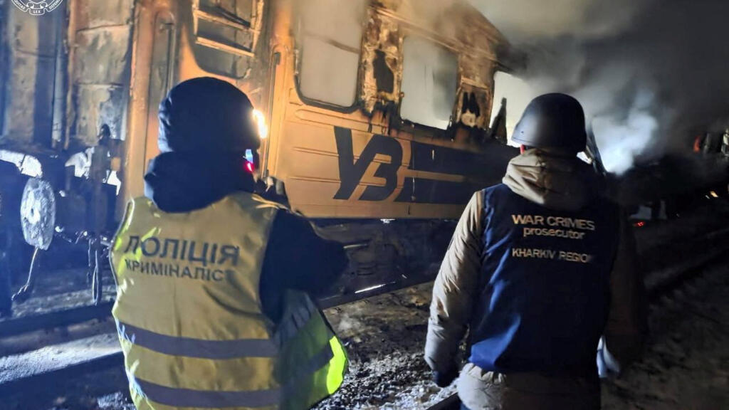 Five die in Russian attack on civilian train in Ukraine