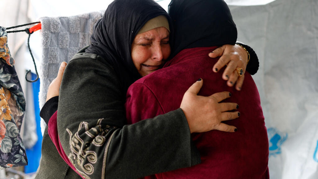 Gaza residents reunite with there families after crossing Rafah checkpoint