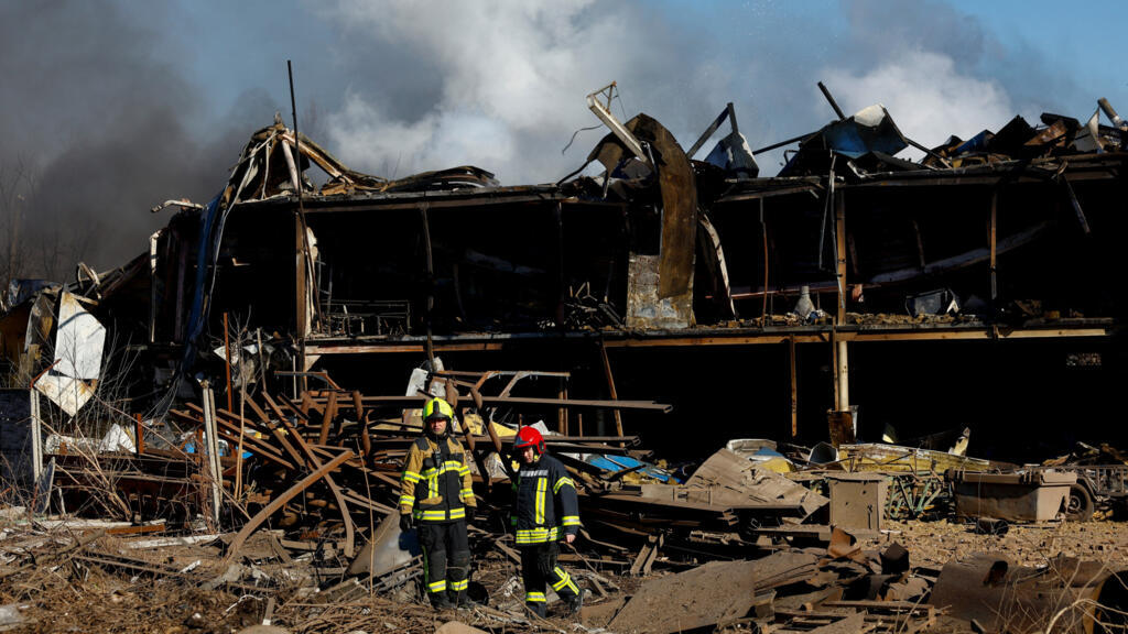 Russian missile and drone attacks kills several in Kyiv region