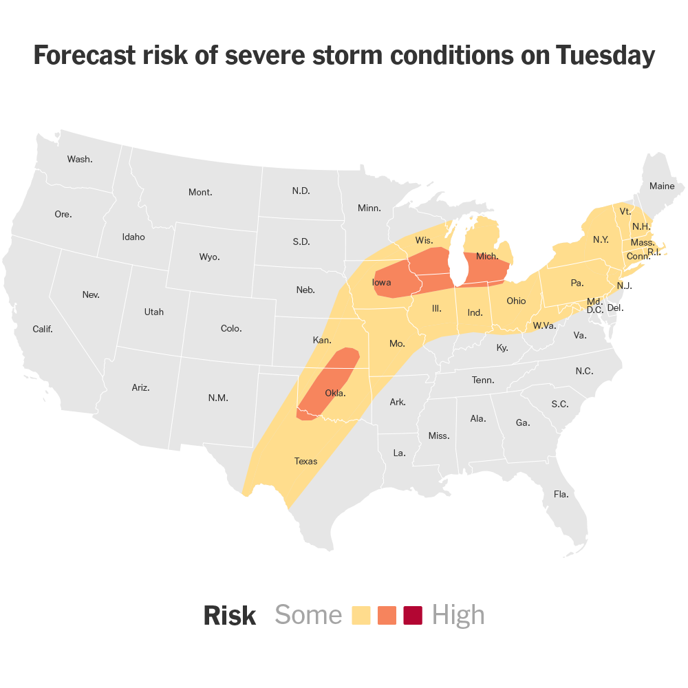 Central U.S. Braces for Yet Another Wave of Severe Storms