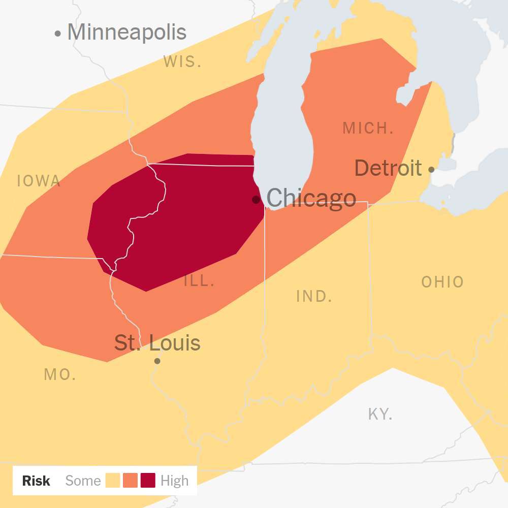 Millions Across the Midwest and Northeast Face Severe Storms on Thursday
